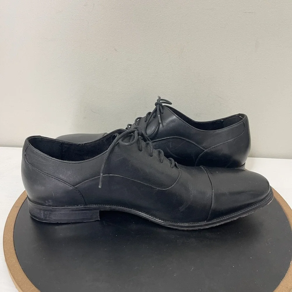 Florsheim Cap Toe Oxford Men Size 13 M Leather Dress Shoe Black Business Classic